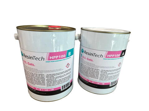 ResinTech High Performance Polyaspartic (HPP) 2 Gal / 2.64 Gal