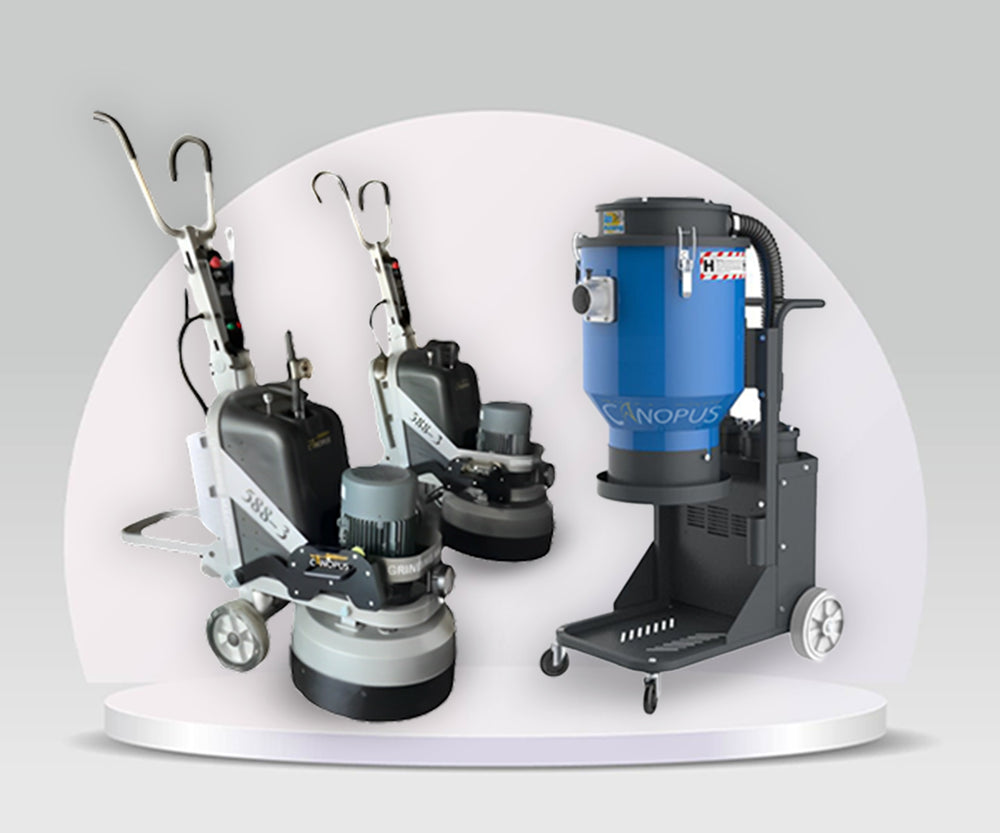 Concrete HEPA Vacuum & Grinding and Polishing Machine